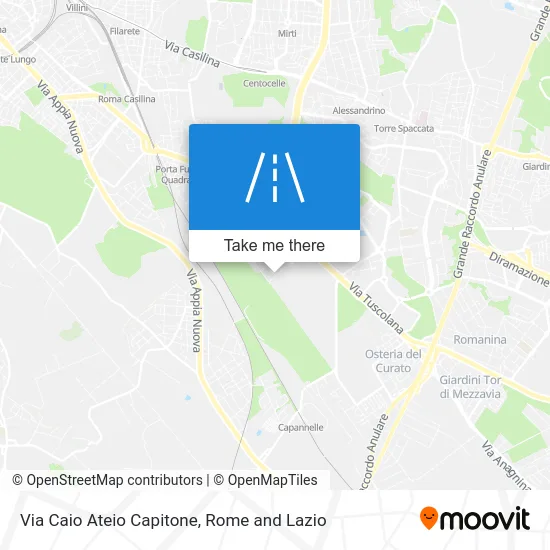 Via Caio Ateio Capitone map