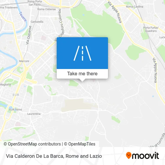 Calderon de la Barca Street map