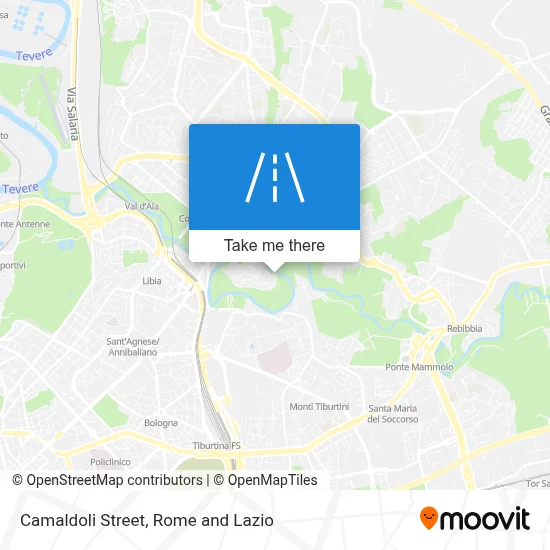 Camaldoli Street map