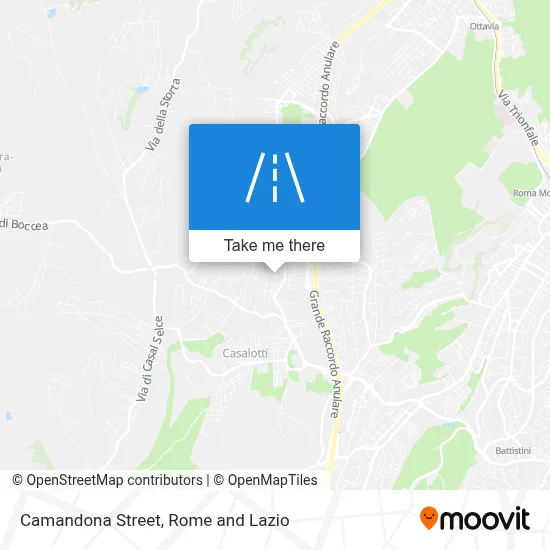 Camandona Street map