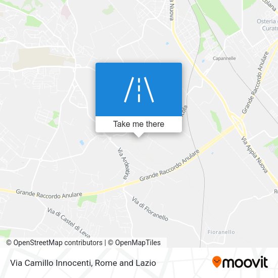 Via Camillo Innocenti map