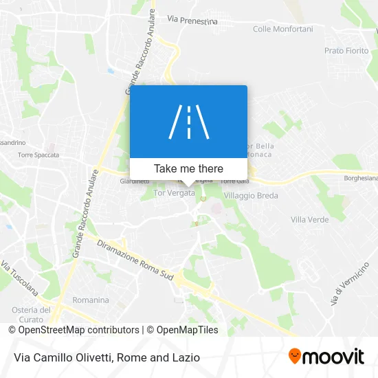 Camillo Olivetti Street map