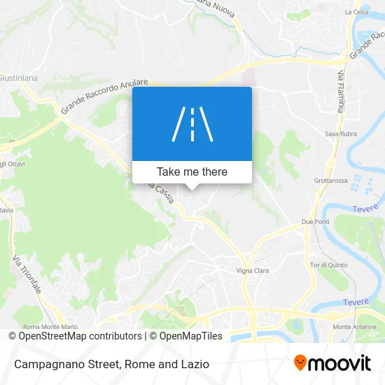 Campagnano Street map