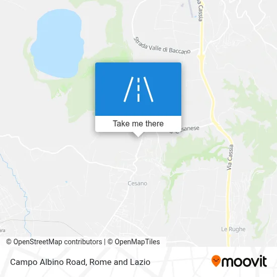 Campo Albino Road map