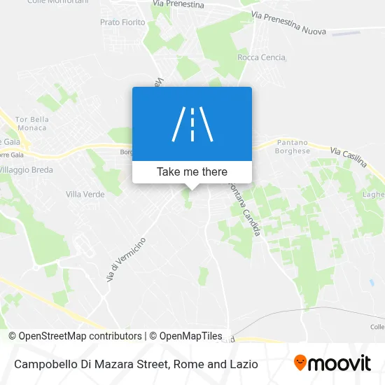 Campobello Di Mazara Street map