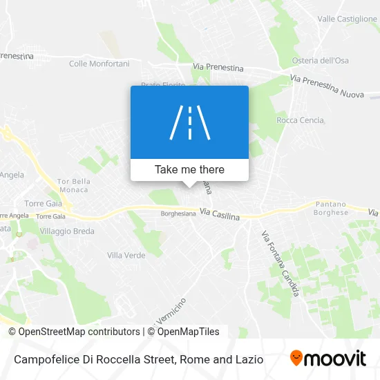 Campofelice Di Roccella Street map