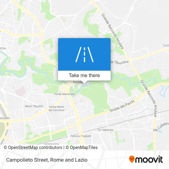 Campolieto Street map