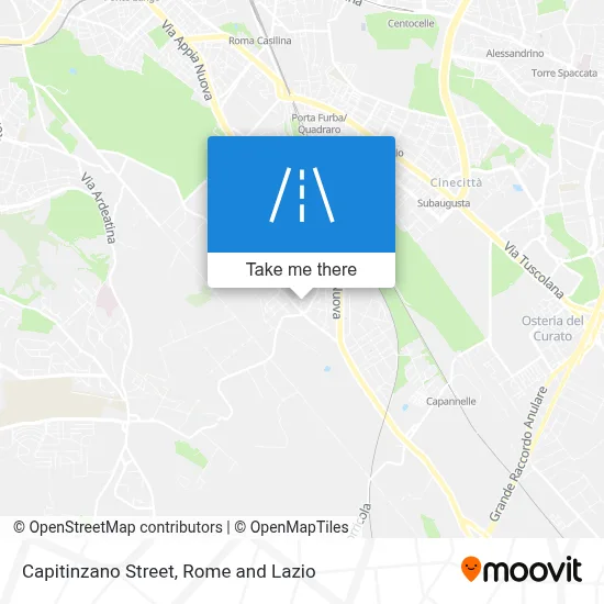 Capitinzano Street map