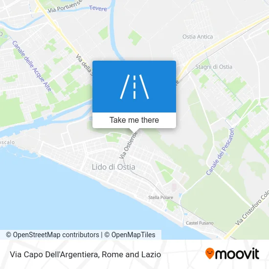 Capo dell'Argentiera Street map