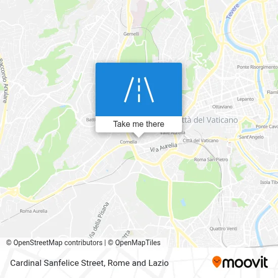 Cardinal Sanfelice Street map