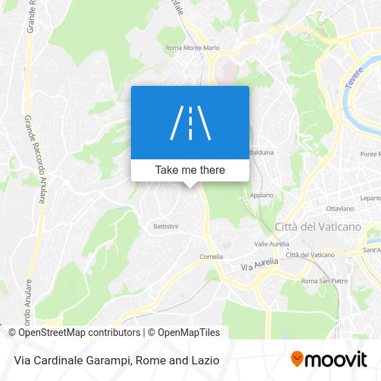 Cardinal Garampi Street map