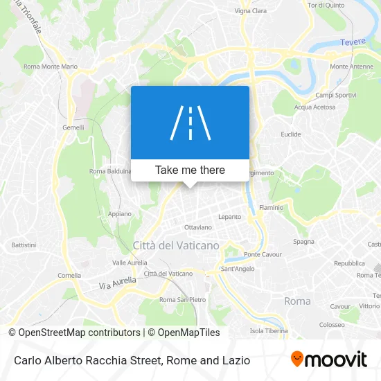Carlo Alberto Racchia Street map