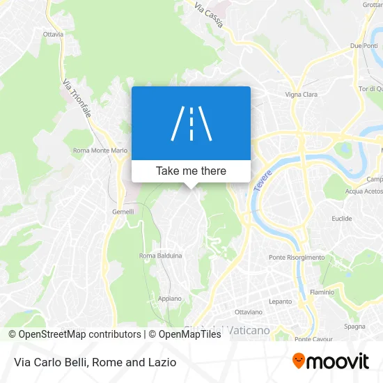 Carlo Belli Street map