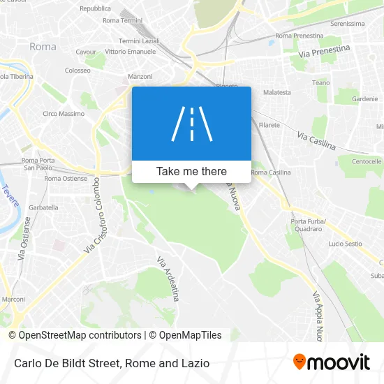 Carlo De Bildt Street map