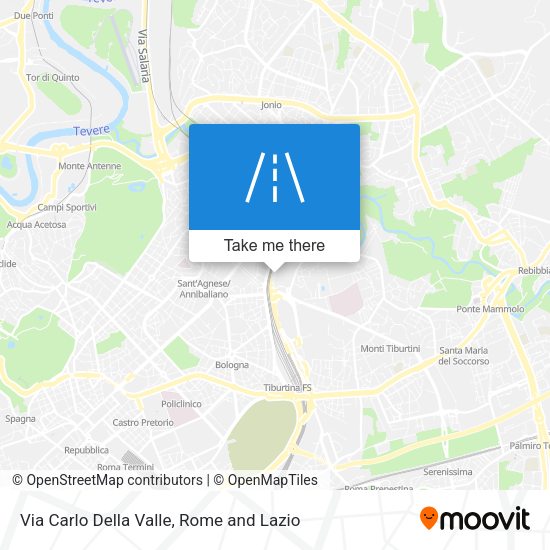 Via Carlo Della Valle map