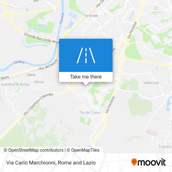 Via Carlo Marchionni map
