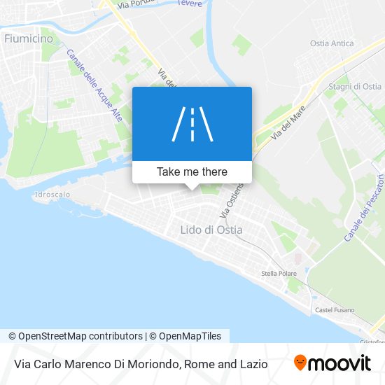 Via Carlo Marenco Di Moriondo map