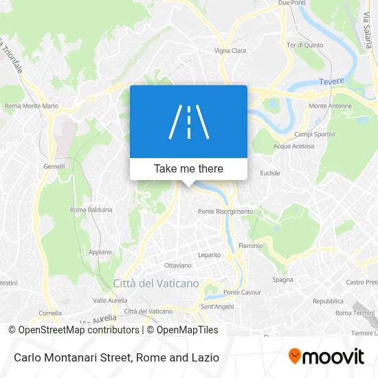 Carlo Montanari Street map