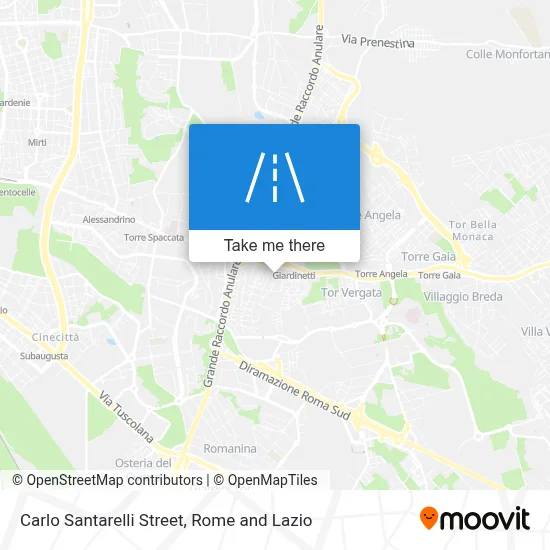 Carlo Santarelli Street map