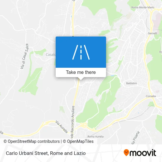 Carlo Urbani Street map