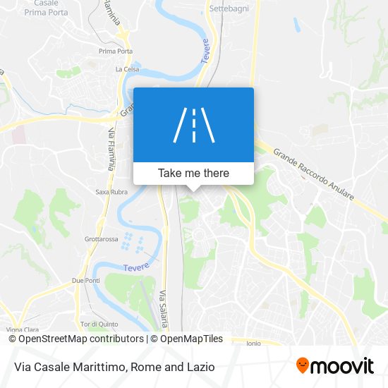 Via Casale Marittimo map