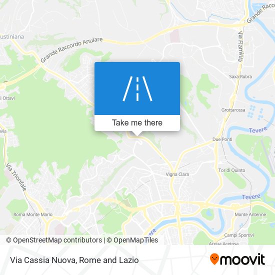 Via Cassia Nuova map