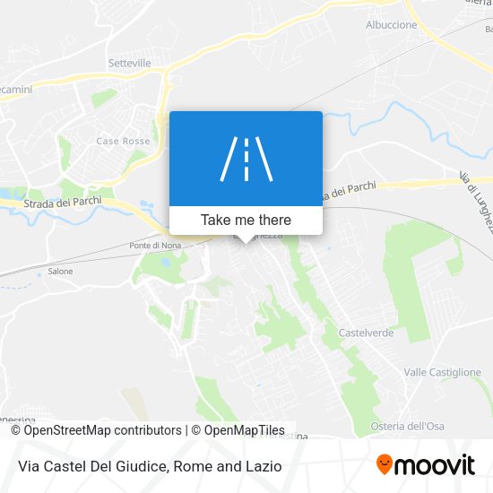 Via Castel Del Giudice map
