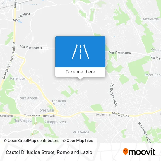 Castel Di Iudica Street map