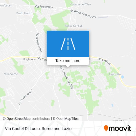 Via Castel Di Lucio map
