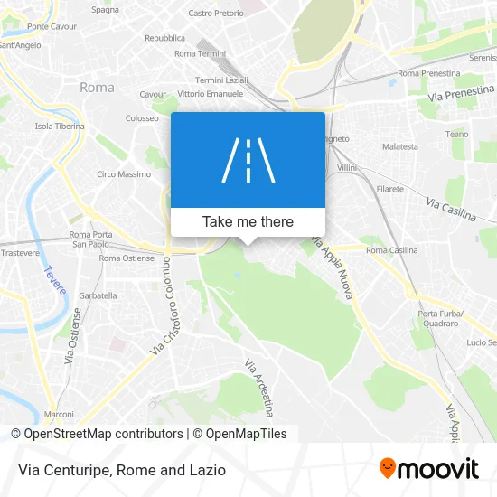 Centuripe Street map