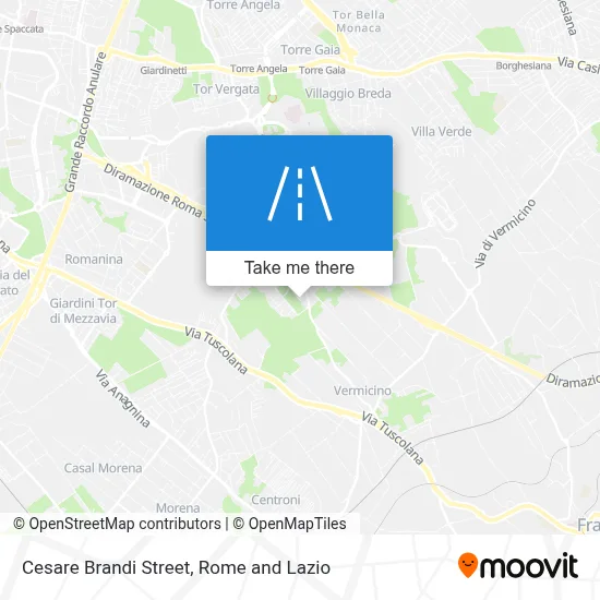 Cesare Brandi Street map