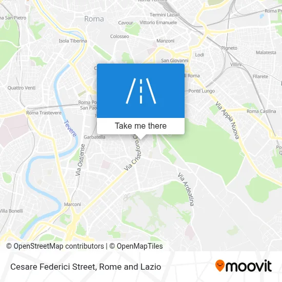 Cesare Federici Street map