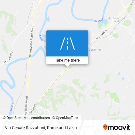 Via Cesare Razzaboni map
