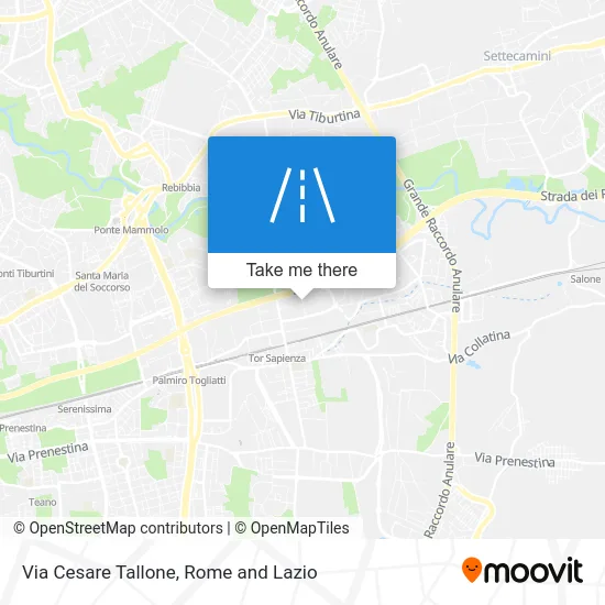 Cesare Tallone Street map