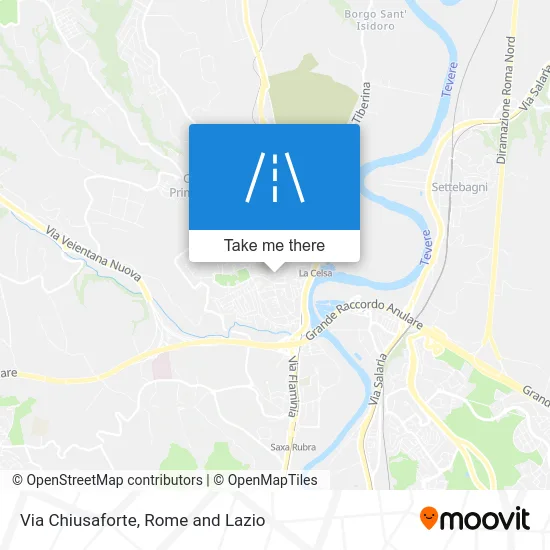 Chiusaforte Street map