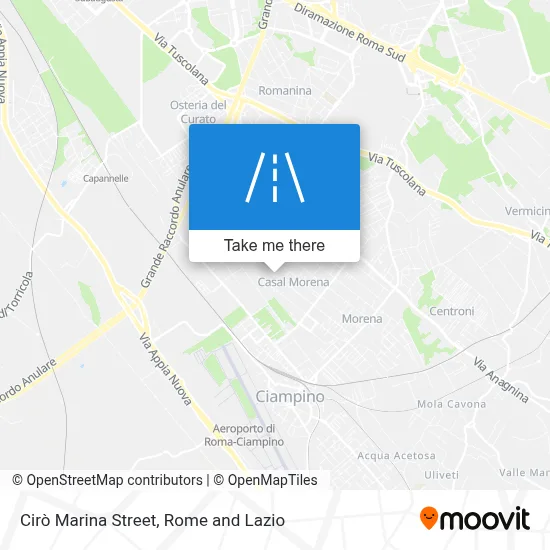 Cirò Marina Street map