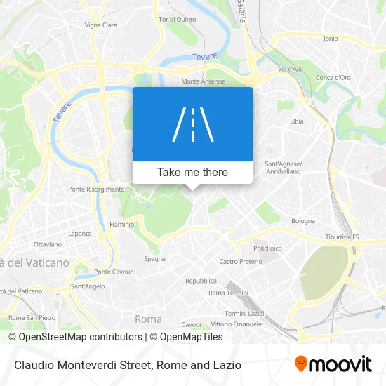 Claudio Monteverdi Street map