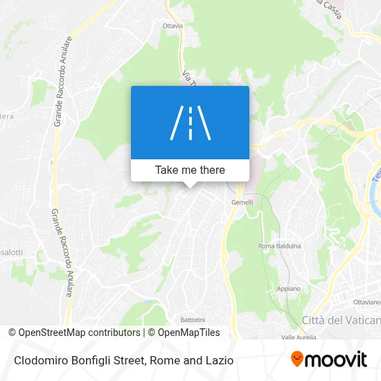Clodomiro Bonfigli Street map