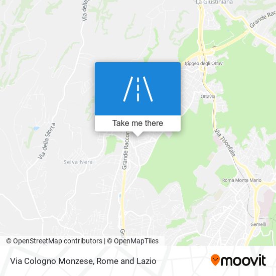 Via Cologno Monzese map