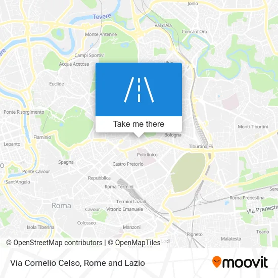 Cornelio Celso Street map