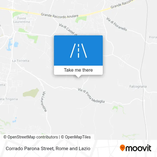 Corrado Parona Street map