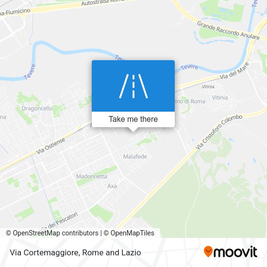Via Cortemaggiore map