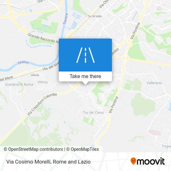 Via Cosimo Morelli map