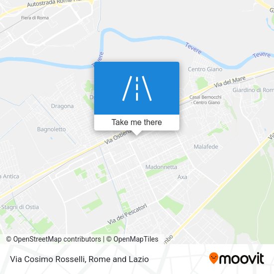 Via Cosimo Rosselli map