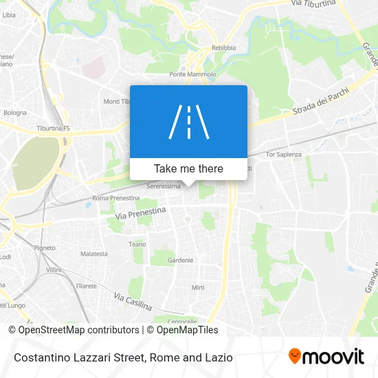 Costantino Lazzari Street map