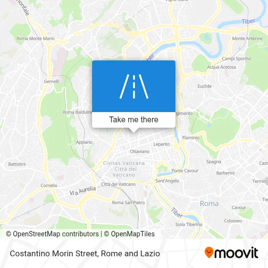 Costantino Morin Street map