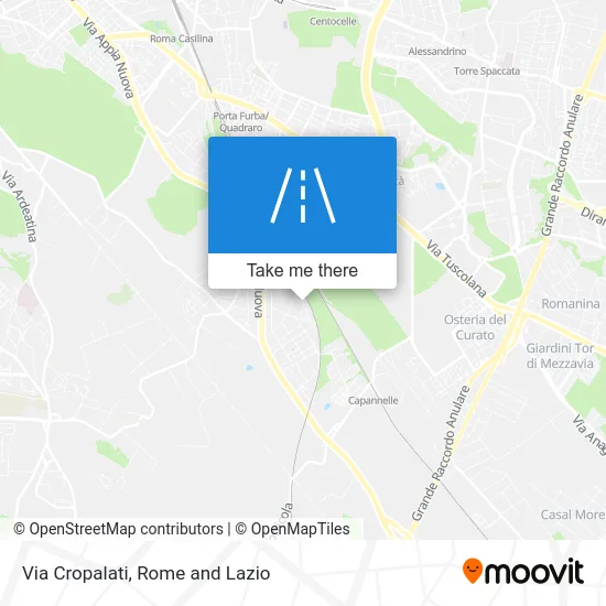 Cropalati Street map