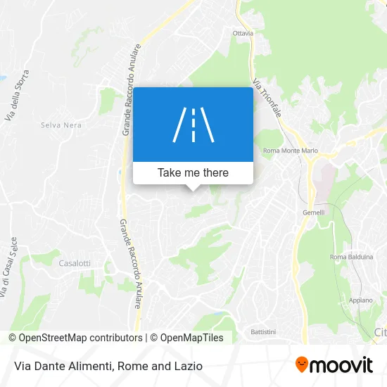 Dante Alimenti Street map
