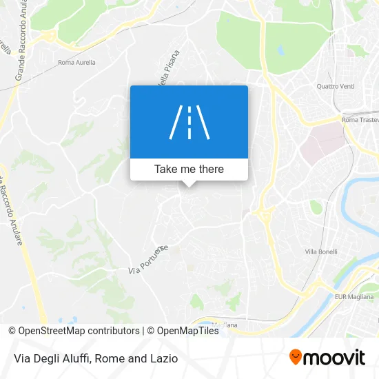 Aluffi Street map