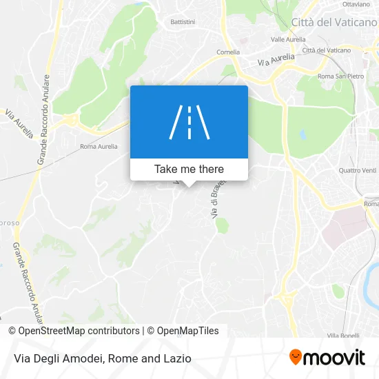 Degli Amodei Street map